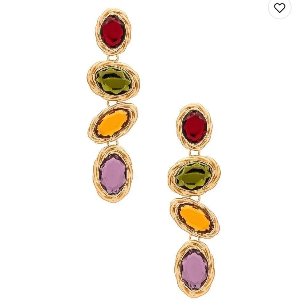 Crystal  drop earrings  #398